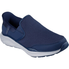 (Blue, 10 (Adults')) Skechers Equalizer 6.0 Textile Men's Navy Trainers