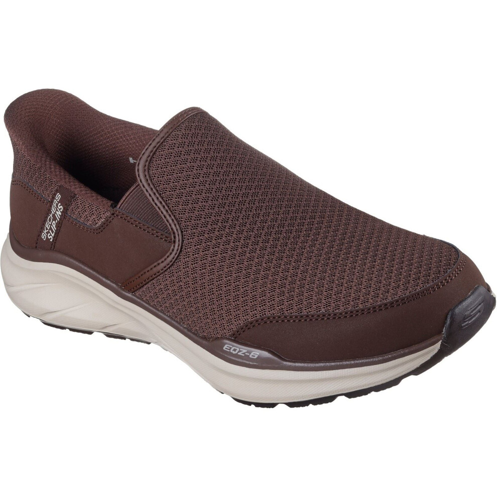 Skechers (Brown, 11 (Adults')) Equalizer 6.0 Textile Men's Brown Trainers
