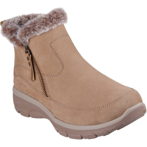 Skechers (38) Skechers EASY GOING COOL ZIP Damen Casual Boots in Tan