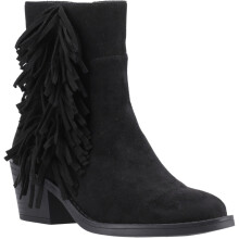(Black, 5 (Adults')) Rocket Dog Yankee Faux Suede Women's Black Heeled Ankle Boots
