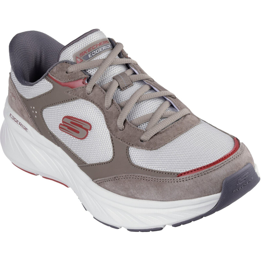 Skechers (, 6 (Adults')) Edgeride Erlon Leather Men's /Multi Trainers Brown