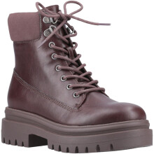(Brown, 6 (Adults')) Rocket Dog Danie Faux Leather Women's Dark Brown Heeled Mid Calf Boots