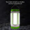 LED Handheld Flashlight, Large Wide Illumination Range White And Green, Suitable for Camping, Hiking 5
