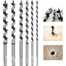 Woodworking Twist Drill Bit, 6 PCS Hexagonal Woodworking Drill Bit Set Carbon Steel Spiral Hole Cutt