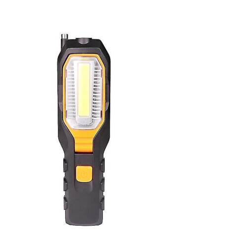 LED Work Light Rechargeable Cob Inspection Light, Portable Handheld USB Flashlight Flashlight Rotata