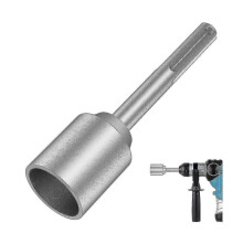 Ground Rod Driver, 45mm Heavy Duty Steel Drill Bit Driver for Hammer Drill Ground Rods (1.77 Inch)