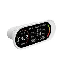 Household Air Quality Detector Multifunctional Semiconductor Sensors CO2 Tester LCD Display with