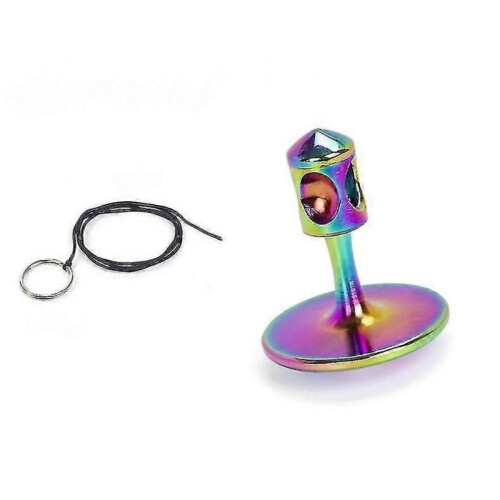Fingertip Gyroscope Decompression Ornament Sixth Generation Silver 1