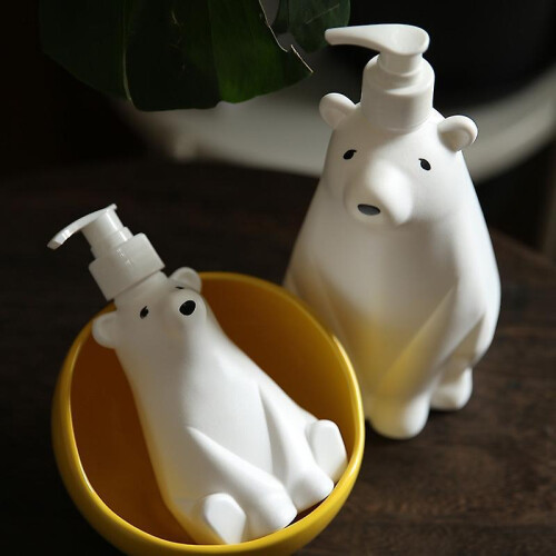 Polar Bear Soap Dispenser Push Type Soap Dispenser 1
