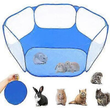 (As show, One size) Small Animal Cage Tent Portable Garden Sports Fence