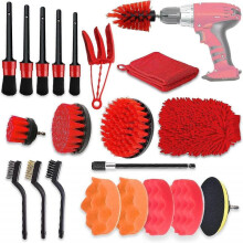 21 Pcs Car Detail Brush Kit Car Wash Tire Wheel Cleaning Set