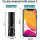 (As show, One size) 2pcs Uv Blacklight Flashlight 12 Leds 395nm Mini Flashlight Detector 3