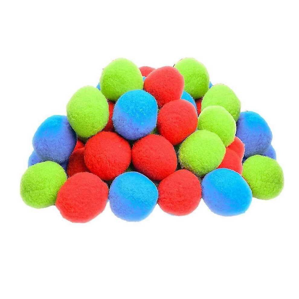 (30Pcs, One Size) Reusable Water Balls Absorbent Splash Soaker Ball For Water Fight, Soft Cotton Bouncing Bomb Ball For Summer Outdoor Beach Pool Part 6902676393230
