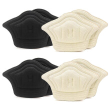 (As show, One size) 4 Pairs Of Heel Cushion Pads ,heel Pad Stickers For Shoes Men Women Sneakers Thicken Anti-wear Heel Protection Shoe Insoles Padding Self-adhesive Heel