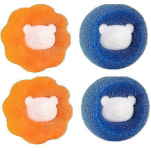 (As show, One size) 10pcs Laundry Ball Kit Reusable Clothes Hair Cleaning Tool Pet Hair Catcher Laundry Ball