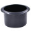 (6.7cm, One size) 2pcs Black Plastic Recliner-handles Replacement Cup Holder Insert 1