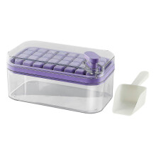 (As show, One size) 2023 New Ice Cubes Maker, Ice Cubes Molding Ice Box Small Household Refrigerator Easy-release Ice Lattice With Cover Silicone Ice Lattice