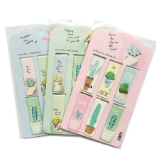 (As show, One size) 30pcs Cultured Plant Magnet Bookmarks Durable Magnetic Book Page Buckle For Home Office Library Accessories