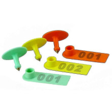 100 Pieces Laser Sheep Ear Tag Marker Ear Number Livestock