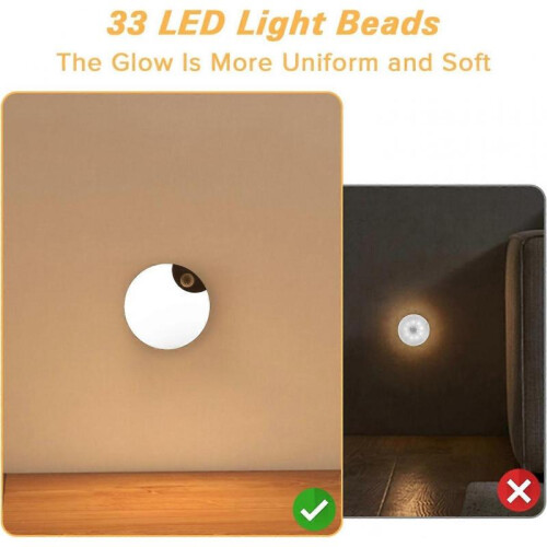 4 Pack Motion Sensor Night Light,Rechargeable Motion Sensor Light, Wireless Night Light, Wall Lights 1