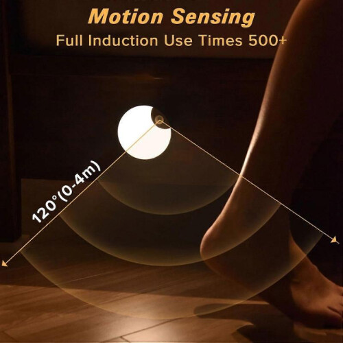 4 Pack Motion Sensor Night Light,Rechargeable Motion Sensor Light, Wireless Night Light, Wall Lights 2