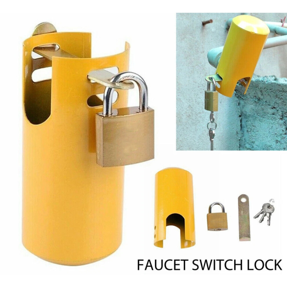 Tap Lock Protective Cover Outdoor Garden Faucet Switch Valve Padlock Anti Theft New 6963793722457