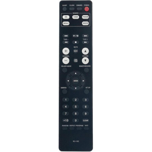 Allimity Rc-1162 remote control replacement for Denon Cd receiver Rcd-m39dab Rcd-m39 1
