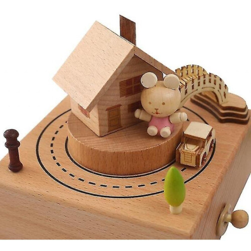 Wooden Music Box Home Creative Solid Wood Mother's Day 2