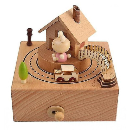 Wooden Music Box Home Creative Solid Wood Mother's Day 1