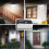 158LED solar wall light with three sides light 2
