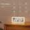 (As show, One size) Digital Alarm Clock with Adjustable LED Night Light - 12/24 Hours USB Powered 2