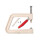 (As show, One size) Hand Press Pearl Setting Machine Tools Beads Rivet Compatible With Diy Crafts 1