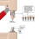 (As show, One size) Hand Press Pearl Setting Machine Tools Beads Rivet Compatible With Diy Crafts 2