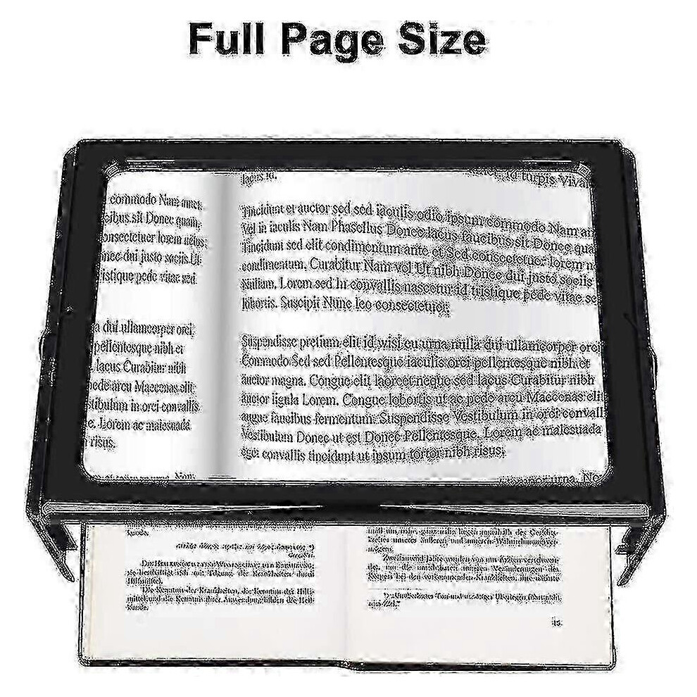 Light (As Show, One Size) Reading Magnifiers Magnifier With 3X Magnification Reading Magnifiers Edition