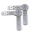 (As show, One size) 2Pcs Folding Sofa Bed Hinge Mechanism 5 Position Adjustment Joint Hinge For Sofa Armrest, Headrest 2