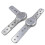 (As show, One size) 2Pcs Folding Sofa Bed Hinge Mechanism 5 Position Adjustment Joint Hinge For Sofa Armrest, Headrest 1