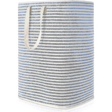 (As show, One size) 72L Waterproof Foldable Fabric Laundry Hamper Large Capacity Grey