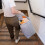 (As show, One size) 72L Waterproof Foldable Fabric Laundry Hamper Large Capacity Grey 5
