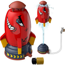 (As show, One size) Splash Rocket Toys Rocket Launcher For Kids Outdoor Water Play Rocket Sprinklers Toy Water Pressure Rocket Water Blaster Rockets Summer Garden Lawns W