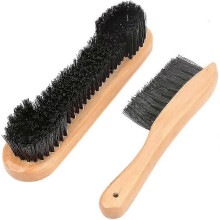 (As show, One size) 2-Piece Billiard Table Brush Set - Pool Table Cleaning Brushes Billiard Accessories