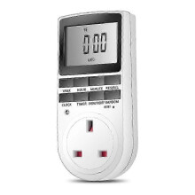 (As show, One size) Digital Timer Outlet - 24 Hour/Weekly Electric Timer with LCD Display (2 Pack)