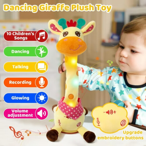 Musical Giraffe Toy – Sings Dances & Repeats What You Say Dancing ...