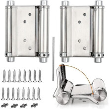 2pcs Saloon Door Hinges Gond Swing Door Spring Hinge Load Capacity Up To 15 Kg 76mm 3inch