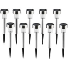 Solar Garden Lights Outdoor, Solar Lights Outside Solar Powered Garden Lights for Driveway, Path, Po