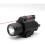 LED flashlight with push switch and 20mm Picatinny rail red 1