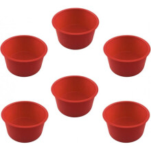6pcs 10cm Silicone Cake Molds for Baking Molds