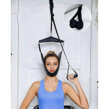 Cervical Neck Traction, Portable Home Neck Traction Device Neck Stretcher for Spinal Neck Pain Relie