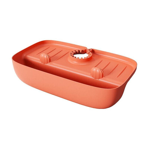 Silicone Faucet Splash-proof Draining Rack(Orange)