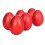 Simulated Easter eggs wooden fake eggs 2.3 inches solid eggs 6 pieces 1