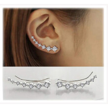 Ear clip-(silver-925 silver)